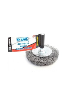 Hawk Ha11129 Pimli Gri Tel Daire Fırça 50X6 Mm Hawk Ha11129 Pimli Gri Tel Daire Fırça 50X6 Mm