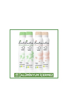 Emotion Natural Breeze & Natural Bloom Kadın Deodorant 4x150 Ml Emotion Natural Breeze & Natural Bloom Kadın Deodorant 4x150 Ml