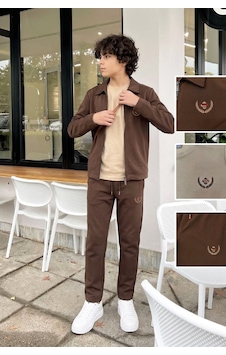 Modanino Erkek Çocuk 3'lü Takım Ceket+t-shirt+alt 6-16 Yaş 12770smp Koyu Kahverengi Modanino Erkek Çocuk 3'lü Takım Ceket+t-shirt+alt 6-16 Yaş 12770smp Koyu Kahverengi
