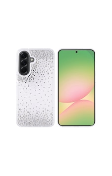 Samsung Galaxy Uyumlu A36 Kılıf Airbag Tasarımlı Damla Taşlı Şeffaf Zore Pera Silikon Kapak - Şeffaf Samsung Galaxy Uyumlu A36 Kılıf Airbag Tasarımlı Damla Taşlı Şeffaf Zore Pera Silikon Kapak - Şeffaf