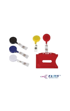Kart Yoyosu Yaka Kartı Kimlik Kartı için 10Lu Paket Karışık Renk