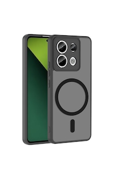 Maks Technology Redmi Note 13 Pro 5g Kılıf M-safe Şarj Özellikli Mkst Babet Kapak - Siyah Maks Technology Redmi Note 13 Pro 5g Kılıf M-safe Şarj Özellikli Mkst Babet Kapak - Siyah