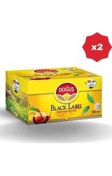 Doğuş Black Label Demlik Çay 100'lü - 2 Adet Doğuş Black Label Demlik Çay 100'lü - 2 Adet