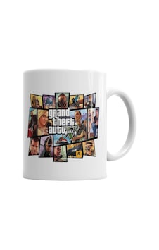Grand Theft Auto Gta Kupa Bardak Porselen No30911 Karışık Grand Theft Auto Gta Kupa Bardak Porselen No30911 Karışık