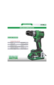 Akülü Vid. Darbeli 21v 2.0 Ah Rb-db2102 Haispro Akülü Vid. Darbeli 21v 2.0 Ah Rb-db2102 Haispro