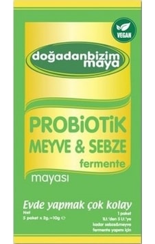 Doğadan Bizim Maya Probiyotik Meyve Sebze Fermente Mayası 2 x 10 G