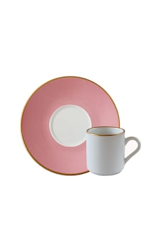 Regna Home Harmony Pınk 6 Kişilik Kahve Fincan Takımı (HBF-12-KFT Regna Home Harmony Pınk 6 Kişilik Kahve Fincan Takımı (HBF-12-KFT