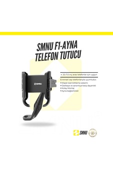 Smnu F-1 Ayna Uyumlu Telefon Tutucu Smnu F-1 Ayna Uyumlu Telefon Tutucu