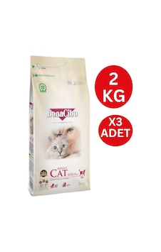 Bonacibo Adult Cat Tavuklu Yetişkin Kedi Maması 3 x 2 KG Bonacibo Adult Cat Tavuklu Yetişkin Kedi Maması 3 x 2 KG