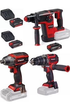 Einhell TP-HD 18/26 Li Bl Akülü Pnömatik Matkap + TP-CI 18/220 Li Bl Vidalama + TP-CD 18/70 Li-i Bl Matkap 2x2.5ah+4.0ah Akülü Kömürsüz Profesyonel Set Einhell TP-HD 18/26 Li Bl Akülü Pnömatik Matkap + TP-CI 18/220 Li Bl Vidalama + TP-CD 18/70 Li-i Bl Matkap 2x2.5ah+4.0ah Akülü Kömürsüz Profesyonel Set