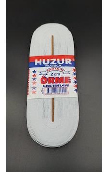 Beyaz - 2cm Paça Lastik Yassı Geniş 10mt 5691 Beyaz - 2cm Paça Lastik Yassı Geniş 10mt 5691