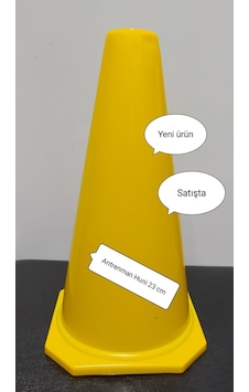 Antrenman Hunisi 23 Cm 10 Adet Sarı Antrenman Hunisi 23 Cm 10 Adet Sarı