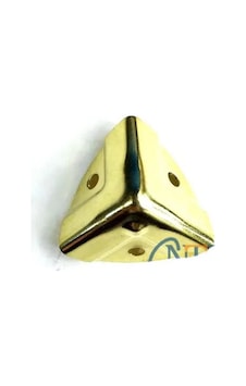 Dekoratif, Kutu, Sandık Köşesi - 35x22 Mm, Küçük, Sarı, 100 Adet Nikel Dekoratif, Kutu, Sandık Köşesi - 35x22 Mm, Küçük, Sarı, 100 Adet Nikel