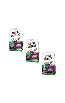 Vitaminix Multivitamin Multimineral Ve Kara Mürver Şurubu 3 x 150 ML Vitaminix Multivitamin Multimineral Ve Kara Mürver Şurubu 3 x 150 ML