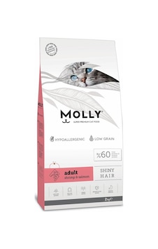 Molly Somonlu ve Karidesli Yetişkin Kedi Maması 2 KG Molly Somonlu ve Karidesli Yetişkin Kedi Maması 2 KG