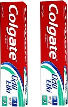 Colgate Üçlü Etki Diş Macunu 2 x 50 ML Colgate Üçlü Etki Diş Macunu 2 x 50 ML