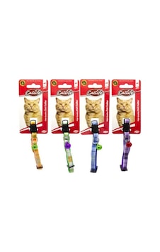 Catlife Kediler Için Zilli Boyun Tasması Asortili Catlife Kediler Için Zilli Boyun Tasması Asortili