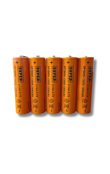 Belirtilmemiş Sp-18650-1200 3.7v 1200mah Li-ıon Pil Başlıklı 5'li Belirtilmemiş Sp-18650-1200 3.7v 1200mah Li-ıon Pil Başlıklı 5'li