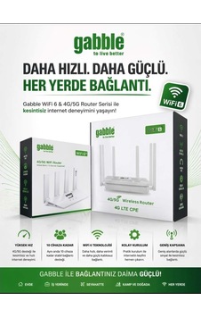 Gabble Gb8201 4g/5g 1 Port Ethernet Wıreless Modem / Router