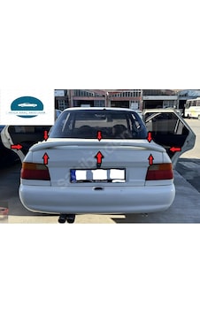 Ford Escort Sedan Rüzgarlık Işıklı Boyasız Ham Siyah Fiberclass Ford Escort Sedan Rüzgarlık Işıklı Boyasız Ham Siyah Fiberclass