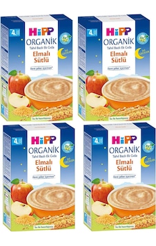 Hipp İyi Geceler Organik Elmalı Sütlü 4+ Ay Kaşık Maması 4 x 250 G Hipp İyi Geceler Organik Elmalı Sütlü 4+ Ay Kaşık Maması 4 x 250 G