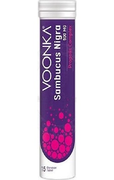 Voonka Sambucus Nigra Propolis Complex 15 Efervesan Tablet Voonka Sambucus Nigra Propolis Complex 15 Efervesan Tablet