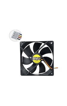 9 Cm Kasa Fanı 90Mm 12V Dc Kasa Soğutucu Fan Sessiz 4 Pinli