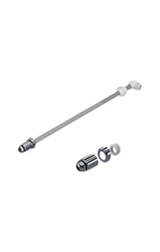 Metal Taharet Borusu 37 Cm Oynar Başlıklı Klozet Taharet Çubuğu Dayanıklı Metal Gövde, Esnek Su Metal Taharet Borusu 37 Cm Oynar Başlıklı Klozet Taharet Çubuğu Dayanıklı Metal Gövde, Esnek Su