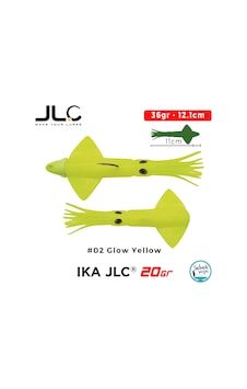 Jlc Ika 20 Combo Set 36gr 12.1cm 02 Glow Yellow 2+1 Silikon Kalamar Jlc Ika 20 Combo Set 36gr 12.1cm 02 Glow Yellow 2+1 Silikon Kalamar