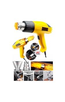 Pro 2000w Hızlıyüksek Bakır Sargılı 2 Kademeli Isı Ayarlı Sıcak Hava Üfleme Tabancası Set Pro 2000w Hızlıyüksek Bakır Sargılı 2 Kademeli Isı Ayarlı Sıcak Hava Üfleme Tabancası Set