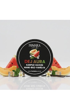Fumara Dej Aura - Karpuz, Kavun, Nane, Buz, Vanilya Aromalı Nargile Melası 200gr Fumara Dej Aura - Karpuz, Kavun, Nane, Buz, Vanilya Aromalı Nargile Melası 200gr