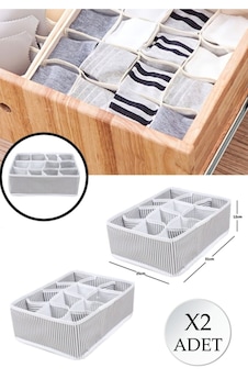 Yabahome 2 Adet 12 Bölmeli Organizer Çekmece Içi Düzenleyici Yabahome 2 Adet 12 Bölmeli Organizer Çekmece Içi Düzenleyici
