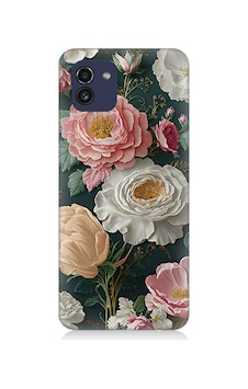 Samsung Galaxy A03 Uyumlu Çiçek Deseni Desenli Silikon Kılıf Samsung Galaxy A03 Uyumlu Çiçek Deseni Desenli Silikon Kılıf