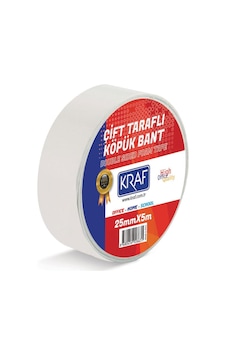 Çift Tarafli Köpük Bant 25mmx5m 5025g Çift Tarafli Köpük Bant 25mmx5m 5025g