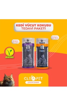 Cleapet Kedi Dış Parazit Paketi 2'li
