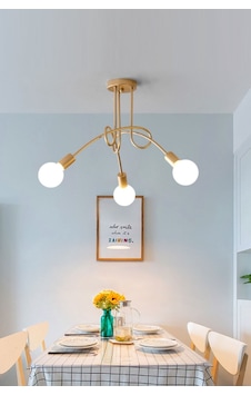 Ömür Avize Marla Modern Gold Eskitme Rengi Tasarım Üçlü Avize .. Gold Ömür Avize Marla Modern Gold Eskitme Rengi Tasarım Üçlü Avize .. Gold