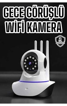 Ev Kamerası Wifi Kamerası Video Kayıt Çift Yönlü Hareket Sensörü Bebek Siyah Ev Kamerası Wifi Kamerası Video Kayıt Çift Yönlü Hareket Sensörü Bebek Siyah