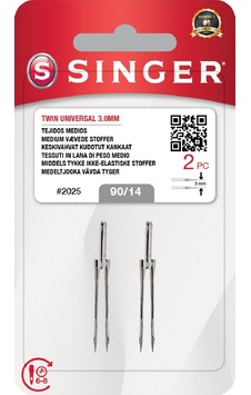 Mcg Çift İğne 3mm. 2'li Blister/14 No. Mcg Çift İğne 3mm. 2'li Blister/14 No.