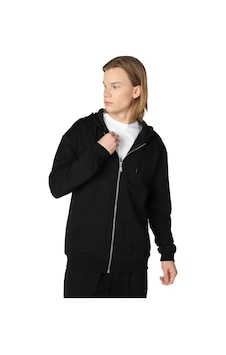 Defys Defy S Erkek Oversize Kapüşonlu Fermuarlı Cepli Sweatshirt Siyah - 527577758 Siyah