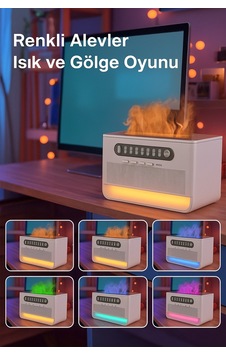 Hoparlörlü Difüzörü & Nemlendirici Led Gece Lambası, Bluetooth Hoparlör Ultrasonik Sisleme Beyaz Hoparlörlü Difüzörü & Nemlendirici Led Gece Lambası, Bluetooth Hoparlör Ultrasonik Sisleme Beyaz