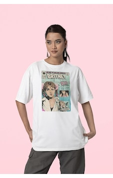 Britney Spears Baskılı Unisex Oversize Şarkıcı Tişört Siyah Britney Spears Baskılı Unisex Oversize Şarkıcı Tişört Siyah