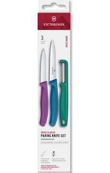 Victorinox 6.7116.33c1 Swiss Classic 3lü Bıçak Ve Soyacak Set Renkli Victorinox 6.7116.33c1 Swiss Classic 3lü Bıçak Ve Soyacak Set Renkli
