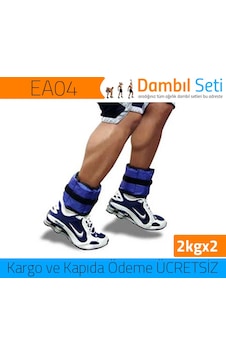 Ayak Ağırlıkları 2 KG X 2 Adet = 4 KG Mavi
