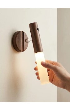 Şarjlı Led Lüks Duvar Aplik Ahşap Renk Kablosuz Hareket Sensörlü Günışığı Lamba Modeli Çok renkli Şarjlı Led Lüks Duvar Aplik Ahşap Renk Kablosuz Hareket Sensörlü Günışığı Lamba Modeli Çok renkli