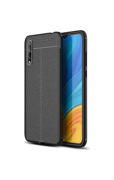 Huawei P Smart S Y8p Kılıf Deri Görünümlü Renk Atmayan Dayanaklı Silikon Kapak Niss Huawei P Smart S Y8p Kılıf Deri Görünümlü Renk Atmayan Dayanaklı Silikon Kapak Niss