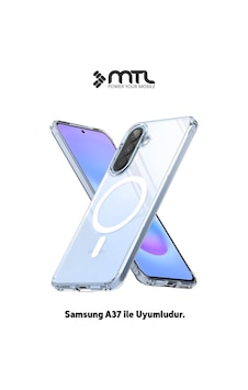 Samsung Galaxy A37 Şeffaf Magsafe Kılıf Mtl Safe Samsung Galaxy A37 Şeffaf Magsafe Kılıf Mtl Safe