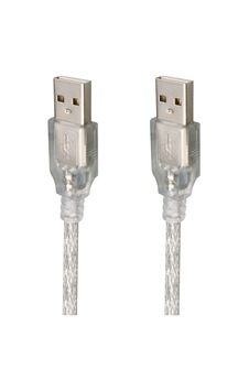 Usb Erkek-erkek Şeffaf Kablo 5 Metre