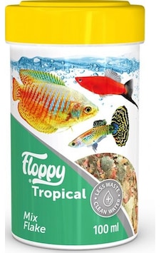 Floppy Tropical Mix Flake Balık Yemi 100 Ml Floppy Tropical Mix Flake Balık Yemi 100 Ml