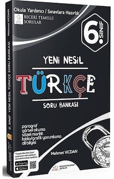 6.Sınıf Yeni Nesil Türkçe Soru Bankası - Mehmet Vicdan - Paragrafın Şifresi 6.Sınıf Yeni Nesil Türkçe Soru Bankası - Mehmet Vicdan - Paragrafın Şifresi