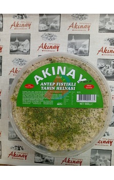1 Kg Akınay Antep Fıstıklı Tahin Helvası